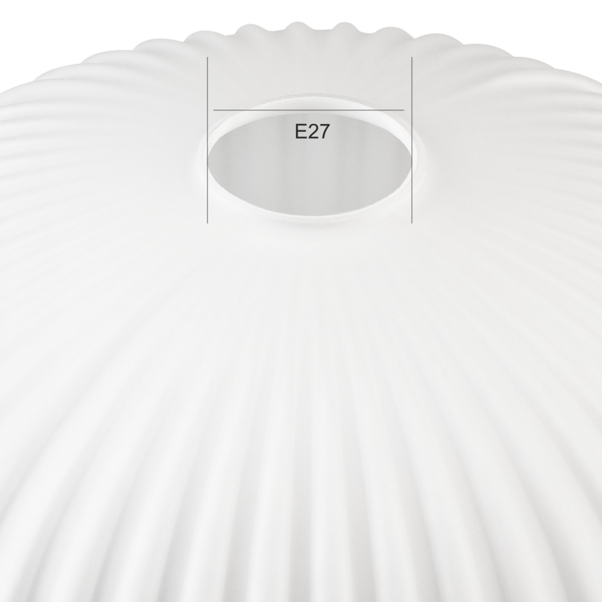 Rezervno staklo za luster HARMA E27 14x25 cm bijelo