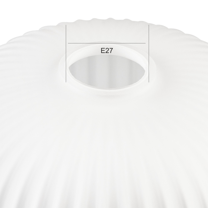 Rezervno staklo za luster HARMA E27 18x20 cm bijelo