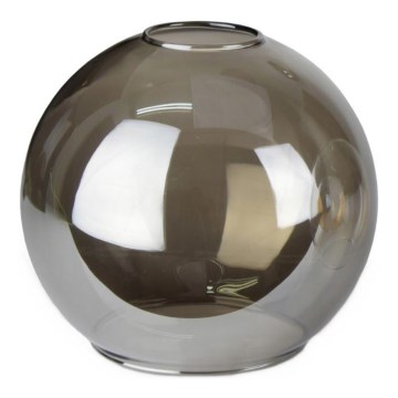 Rezervno staklo za luster LACRIMA SMOKY E27 promjer 15 cm crno dimno