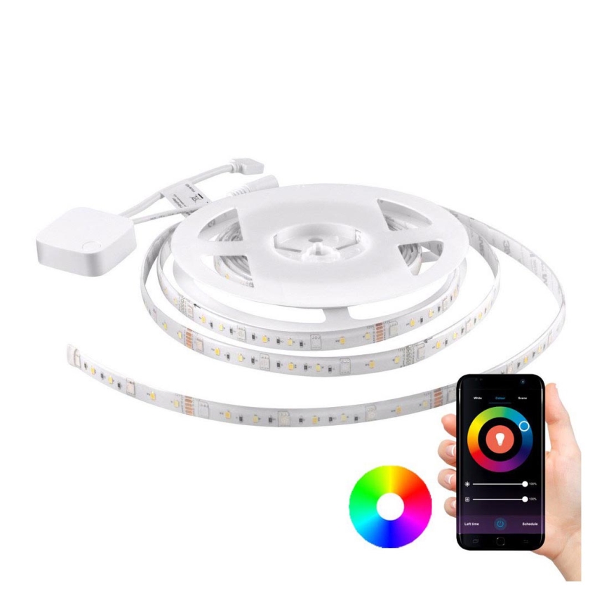 RGB LED Prigušiva traka Wi-fi + glazbena funkcija LED/20W 5 m Tuya