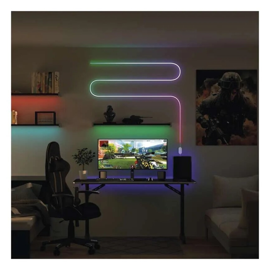 RGBIC LED Prigušiva traka GoSmart LED/33W/230V 5 m Wi-Fi Tuya