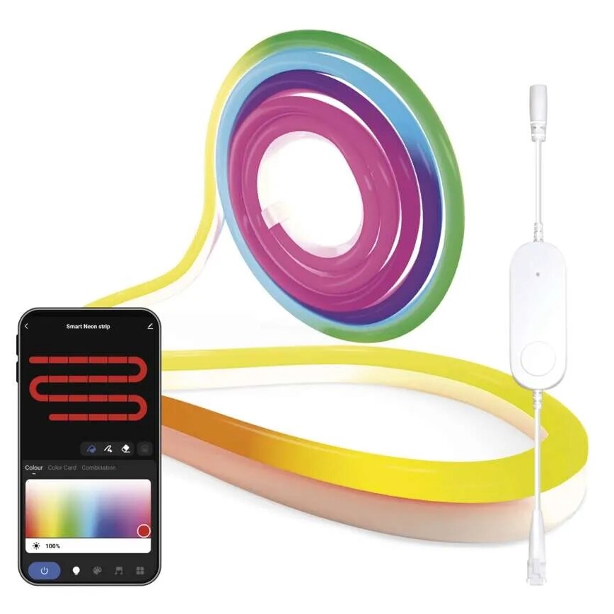 RGBIC LED Prigušiva traka GoSmart LED/33W/230V 5 m Wi-Fi Tuya