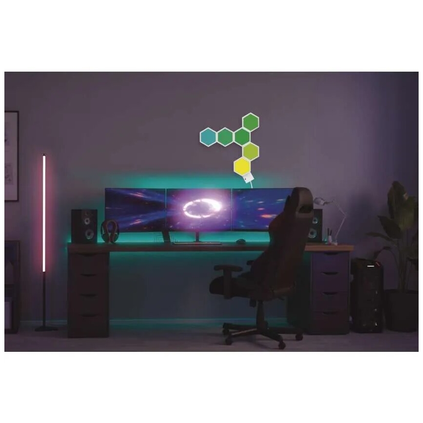 RGBIC Prigušiva stolna lampa GoSmart LED/5,5W/230V Wi-Fi Tuya