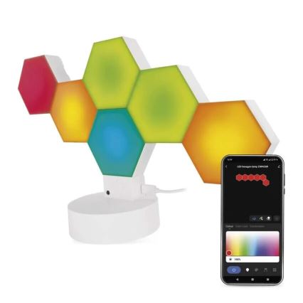 RGBIC Prigušiva stolna lampa GoSmart LED/5,5W/230V Wi-Fi Tuya