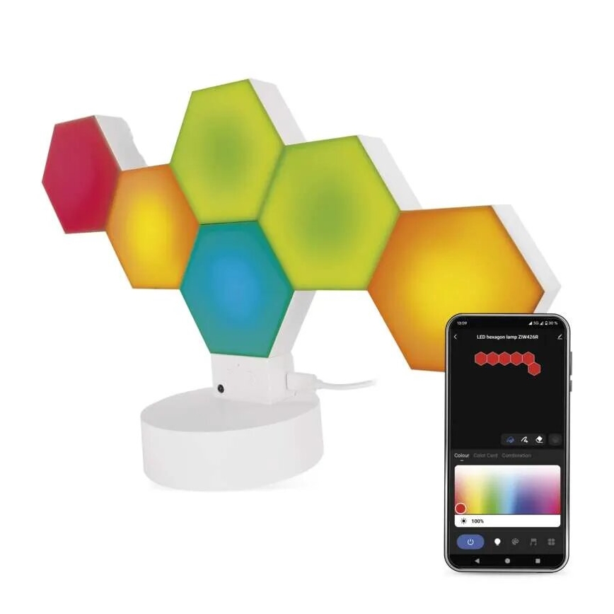 RGBIC Prigušiva stolna lampa GoSmart LED/5,5W/230V Wi-Fi Tuya