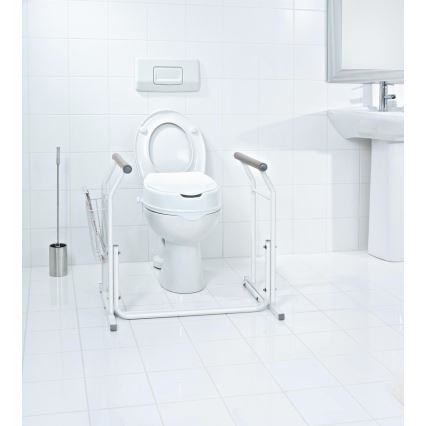 Ridder - Prijenosne potporne ručke za WC 66x71,5 cm bijele