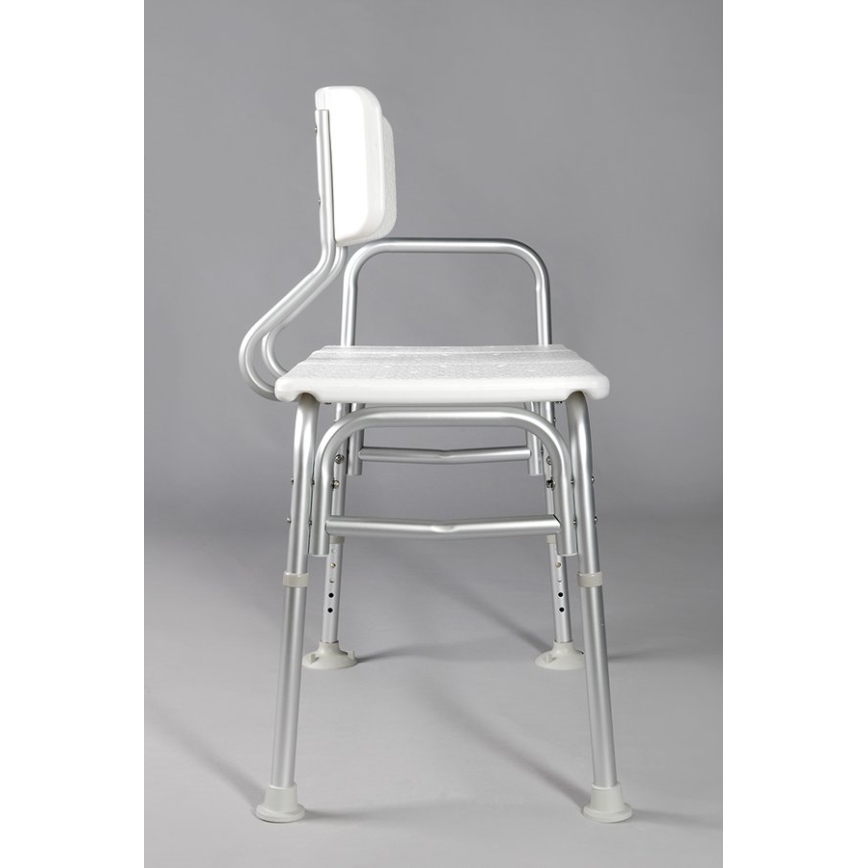 Ridder - Sjedalo za kadu s rukohvatom 70x63 cm bijelo