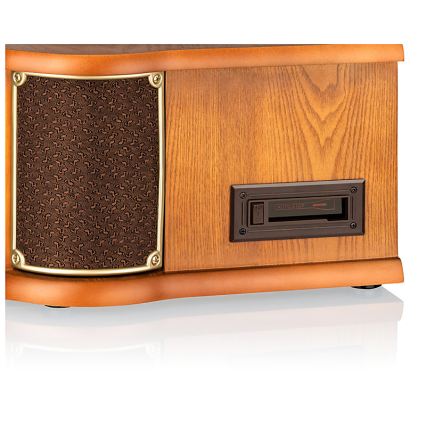 Roadstar HIF-1993D+BT - Hi-Fi sustav s DAB/DAB+, gramofonom, CD-om i kazetofonom, 80 W/230 V + daljinski upravljač