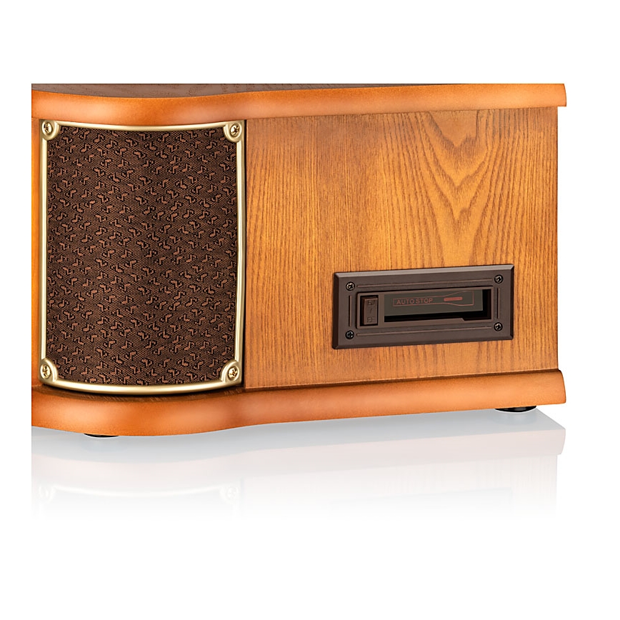 Roadstar HIF-1993D+BT - Hi-Fi sustav s DAB/DAB+, gramofonom, CD-om i kazetofonom, 80 W/230 V + daljinski upravljač