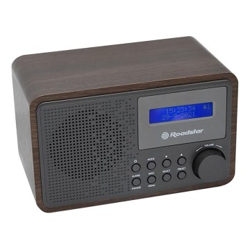 Roadstar HRA-700D+/WD - Radio s DAB+, FM i budilicom 16W/230V/4xAA