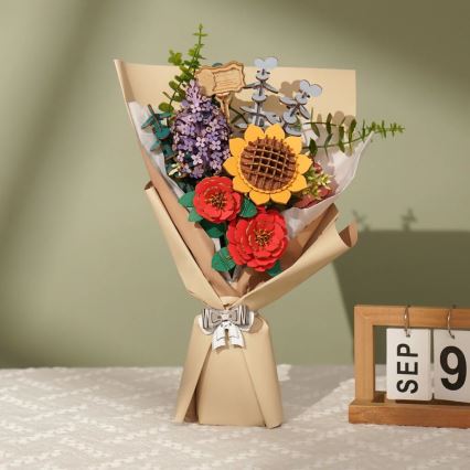 RoboTime - 3D drvena drvena slagalica Buket