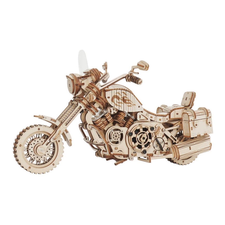 RoboTime - 3D drvene mehaničke puzzle Motocikl cruiser