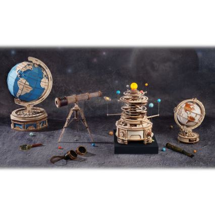 RoboTime - 3D drvene mehaničke puzzle Planetarij