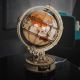 RoboTime - 3D drvene mehaničke puzzle Svijetleći globus