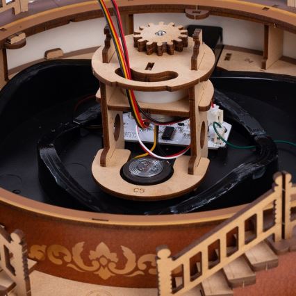 RoboTime - 3D slagalica glazbene kutije Klasični vrtuljak 5V