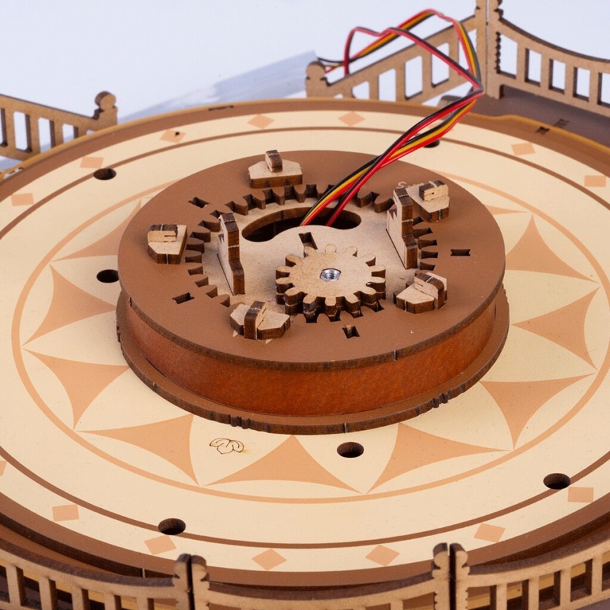 RoboTime - 3D slagalica glazbene kutije Klasični vrtuljak 5V