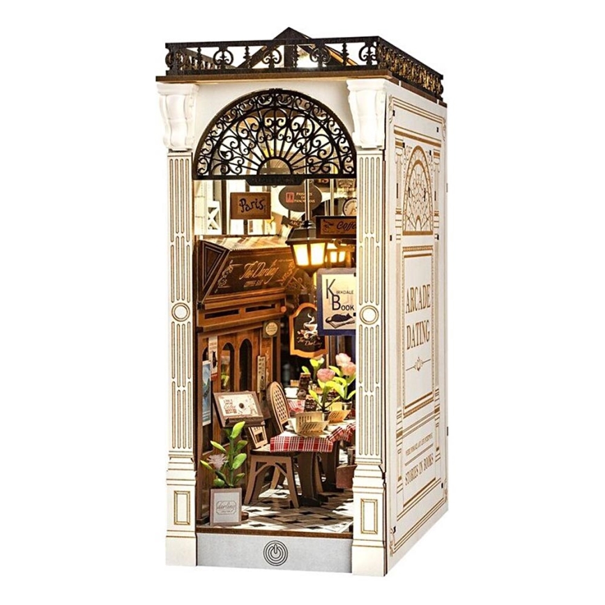 RoboTime - 3D slagalica LED Držač za knjige Susret u prolazu s knjigama 2xAAA