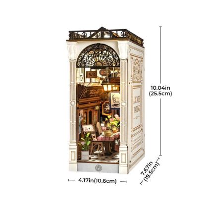 RoboTime - 3D slagalica LED Podupirač za knjige Susret u prolazu s knjigama 2xAAA