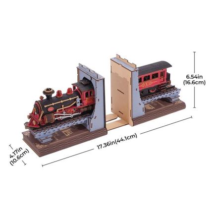RoboTime - 3D slagalica Podupirač za knjige Parni vlak