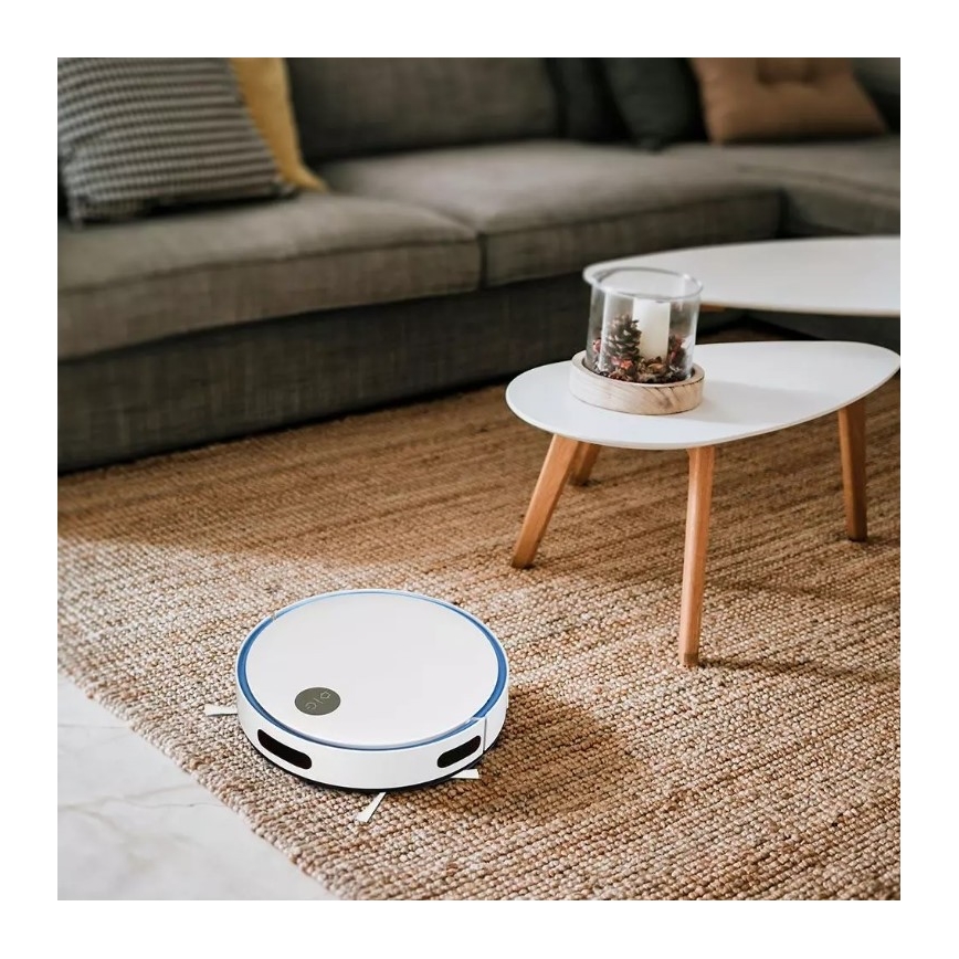 Robotski usisivač bijela/plava + daljinski upravljač
