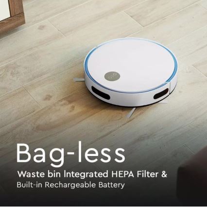 Robotski usisivač bijela/plava + daljinski upravljač