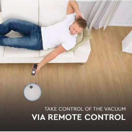 Robotski usisivač bijela/plava + daljinski upravljač