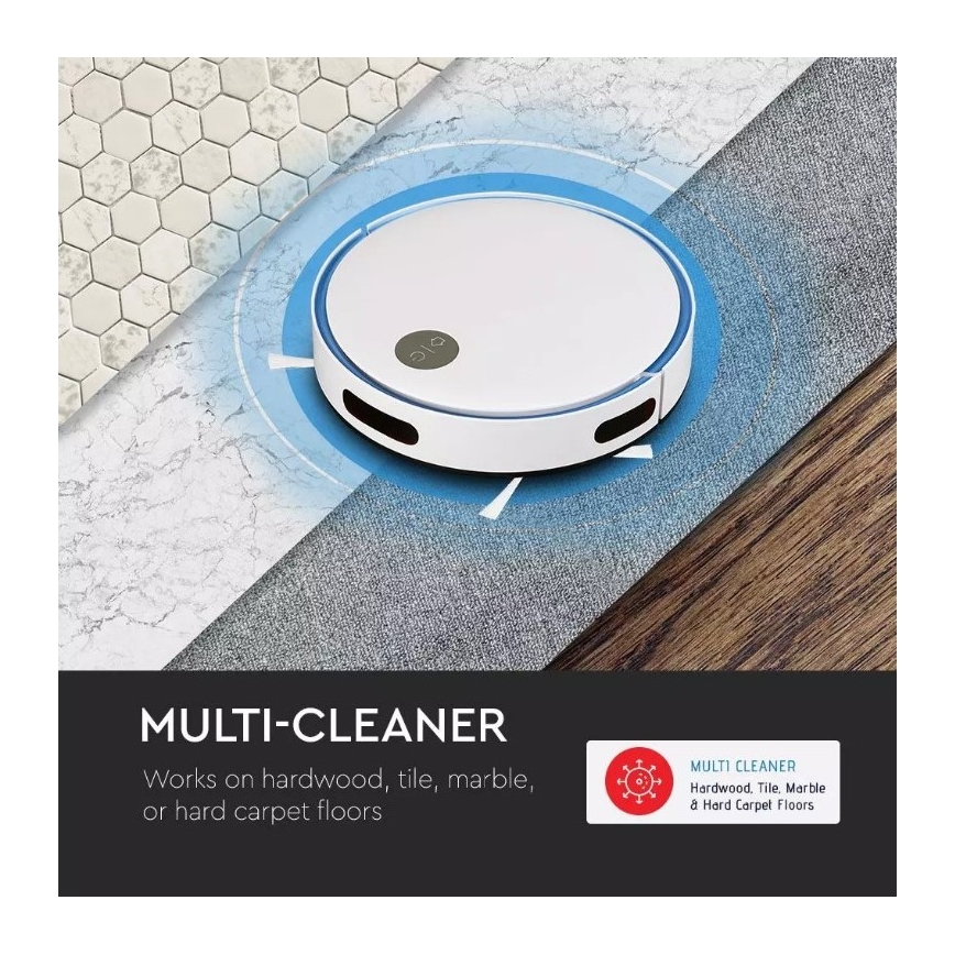 Robotski usisivač bijela/plava + daljinski upravljač