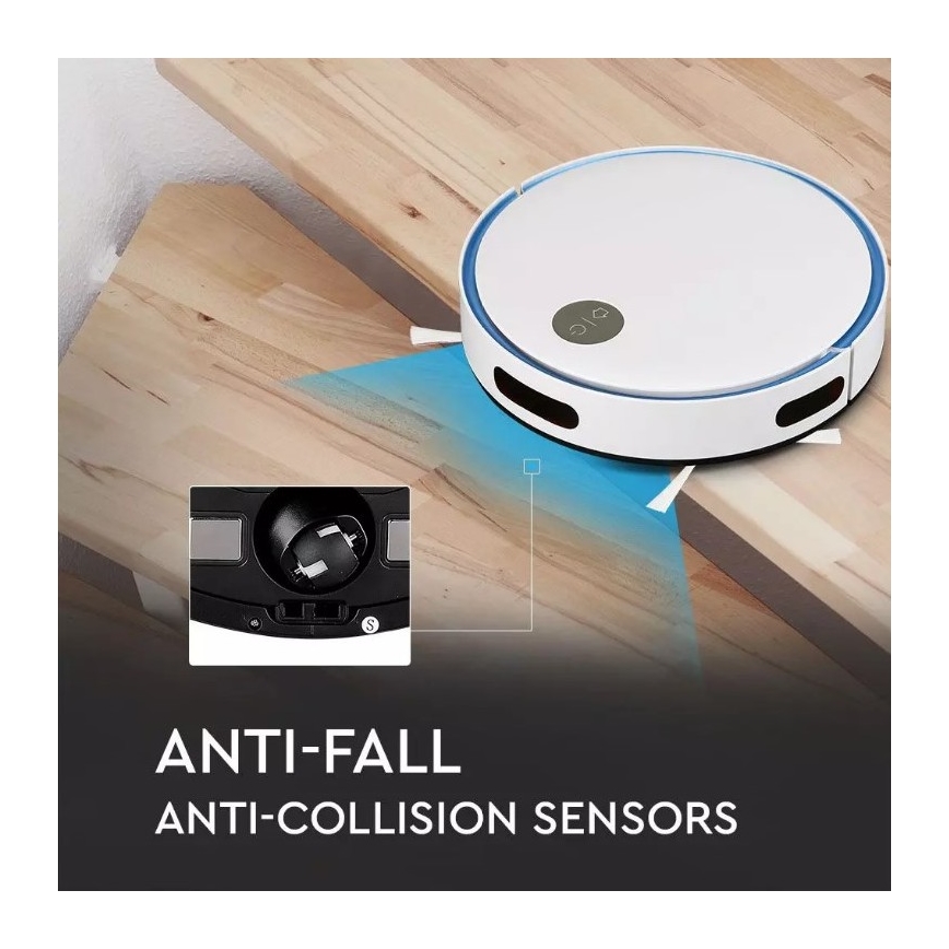 Robotski usisivač bijela/plava + daljinski upravljač