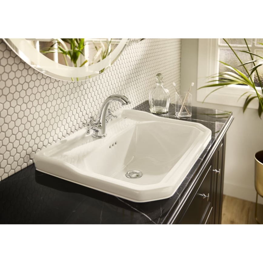 Roca A3270A5000 - Ugradbeni umivaonik CARMEN 60x45 cm keramika/bijela