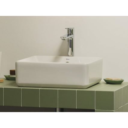 Roca A3270ML000 - Nadgradni umivaonik GAP 39x37 cm keramika/bijela