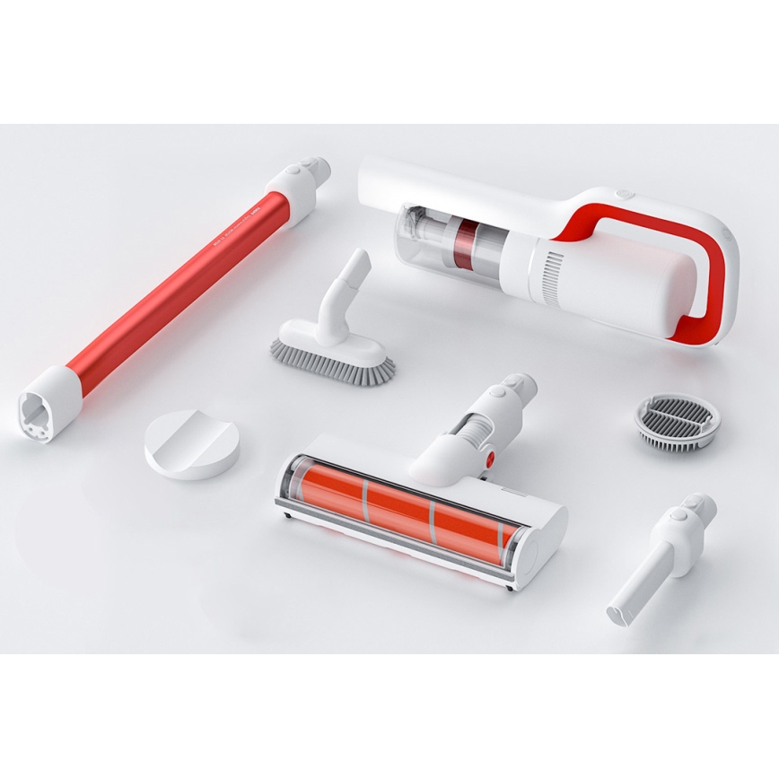 ROIDMI RI-S1SPECIAL - Štapni usisivač s dodacima 415W/2200 mAh bijela/crvena