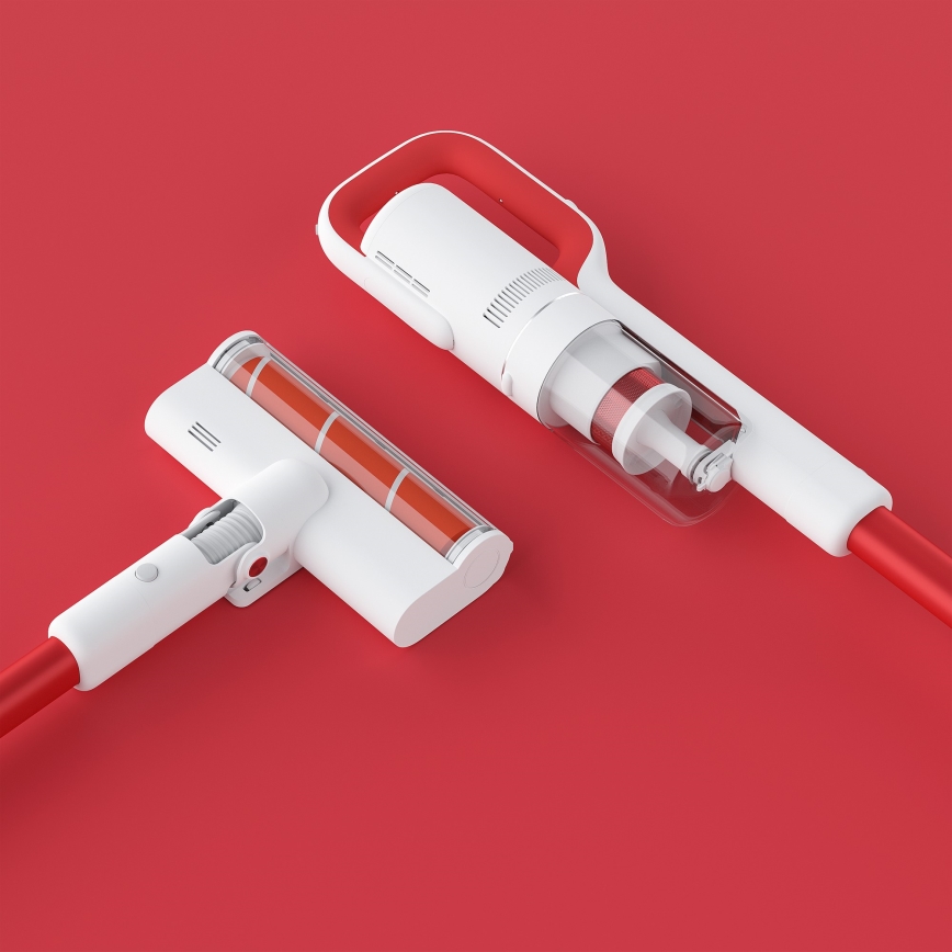 ROIDMI RI-S1SPECIAL - Štapni usisivač s dodacima 415W/2200 mAh bijela/crvena