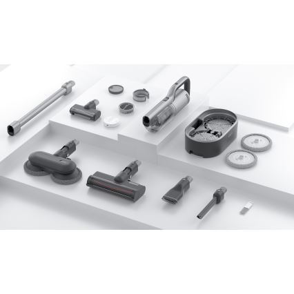 ROIDMI RI-X30VX - Štapni usisivač 2u1 s LED zaslonom i dodacima 435W/2500mAh mat krom