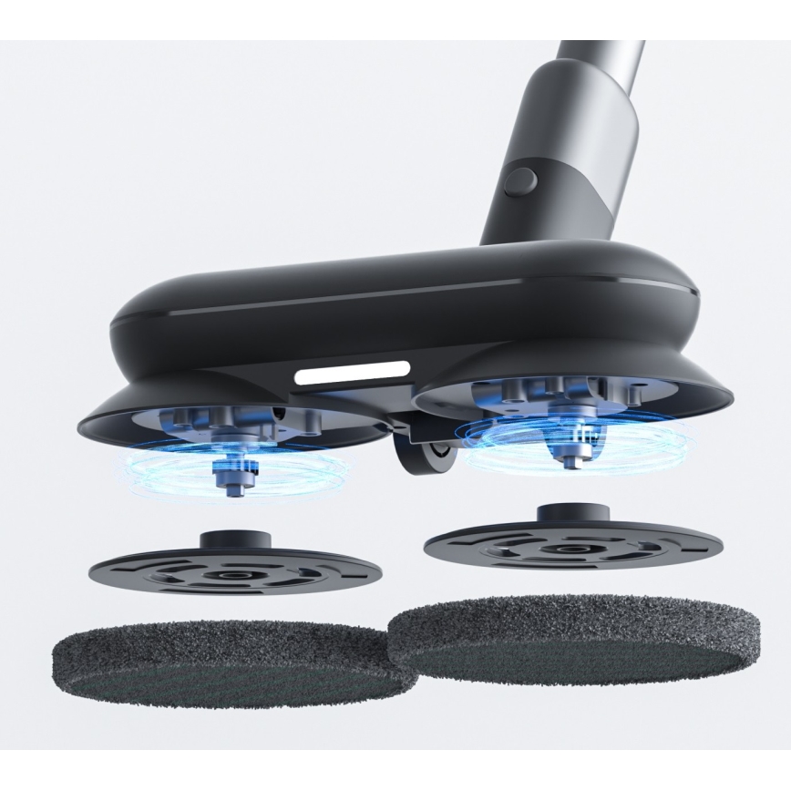 ROIDMI RI-X30VX - Štapni usisivač 2u1 s LED zaslonom i dodacima 435W/2500mAh mat krom