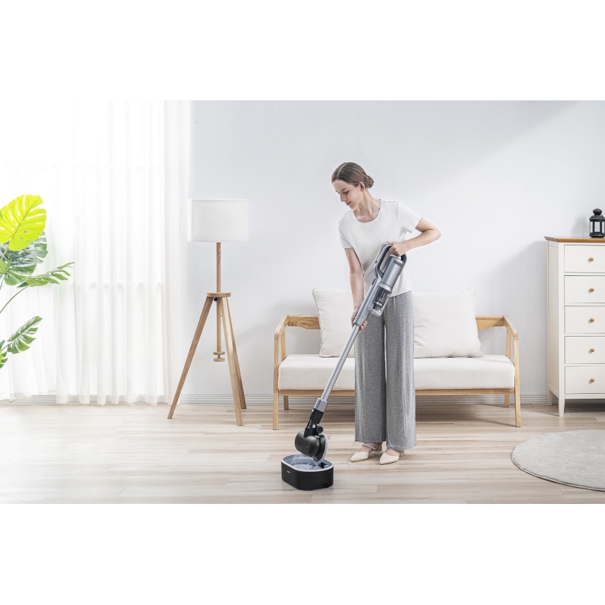 ROIDMI RI-X30VX - Štapni usisivač 2u1 s LED zaslonom i dodacima 435W/2500mAh mat krom