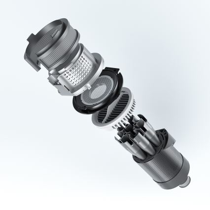ROIDMI RI-X30VX - Štapni usisivač 2u1 s LED zaslonom i dodacima 435W/2500mAh mat krom