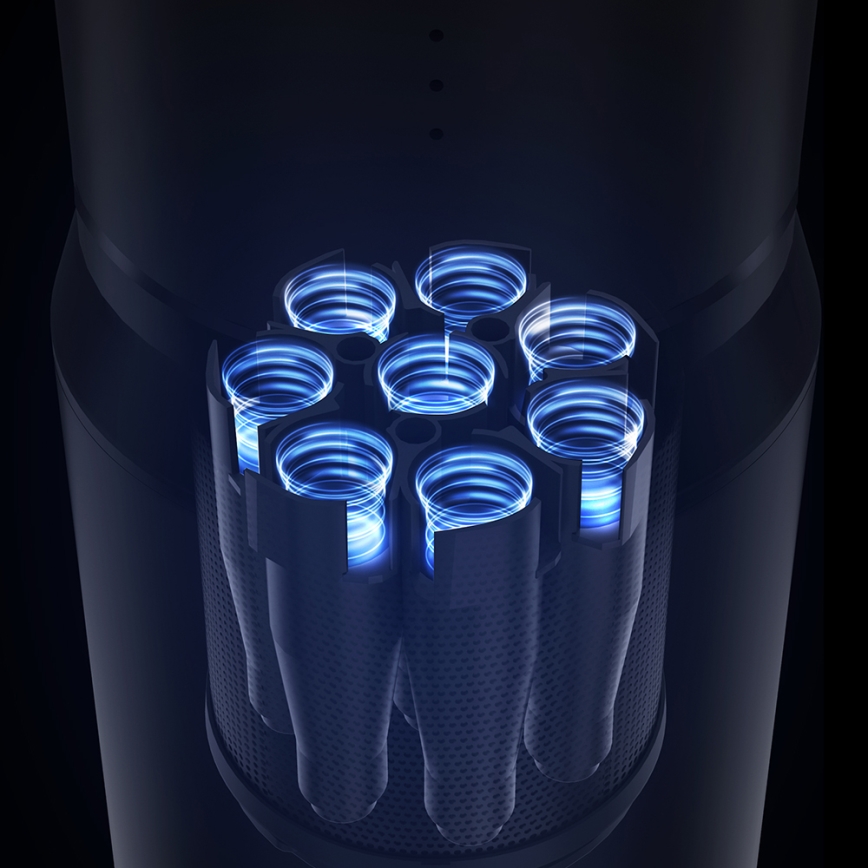 ROIDMI RI-X30VX - Štapni usisivač 2u1 s LED zaslonom i dodacima 435W/2500mAh mat krom