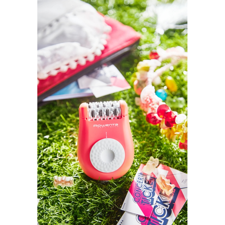Rowenta - Epilator EASY TOUCH 230V ružičasta