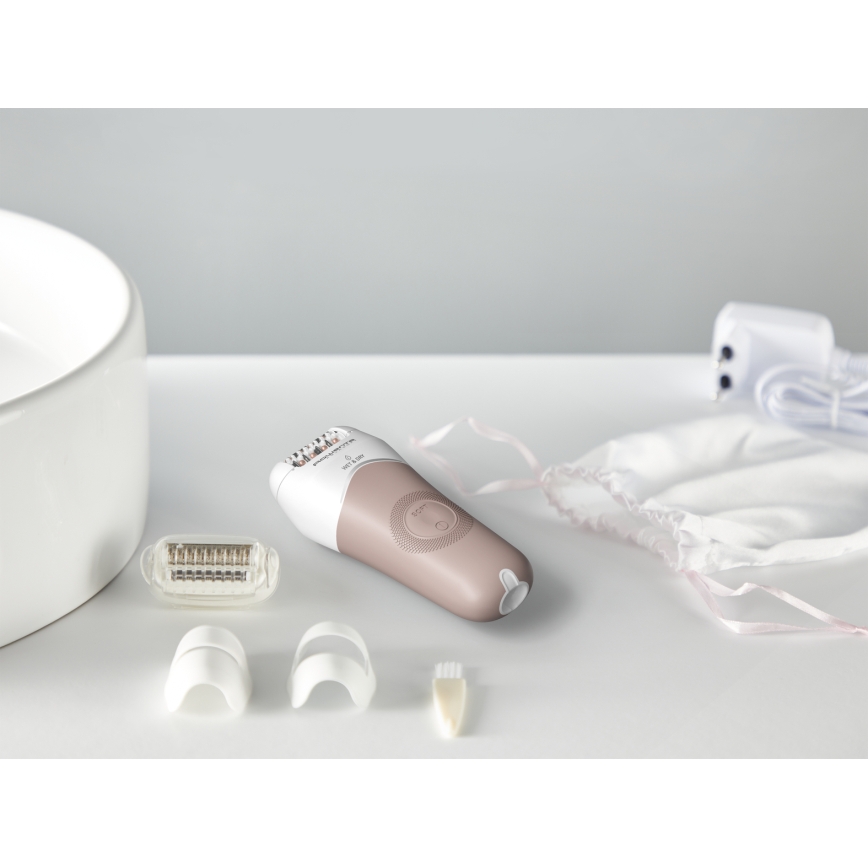 Rowenta - epilator WET&DRY 4,5W/5V 600 mAh bež/zlatna