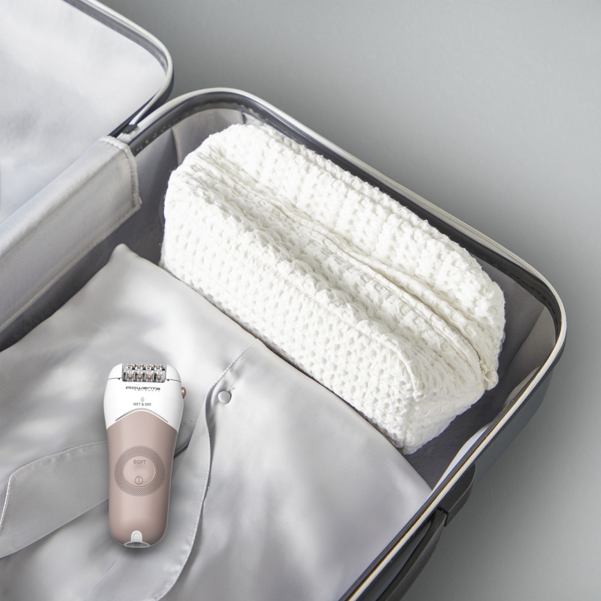 Rowenta - epilator WET&DRY 4,5W/5V 600 mAh bež/zlatna