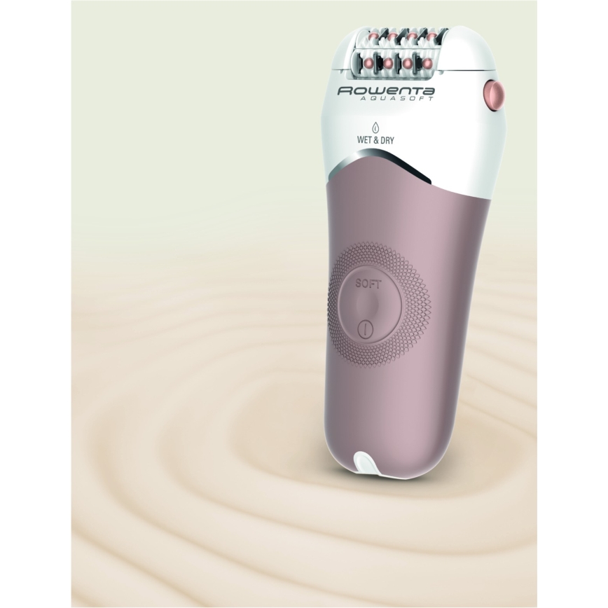 Rowenta - epilator WET&DRY 4,5W/5V 600 mAh bež/zlatna