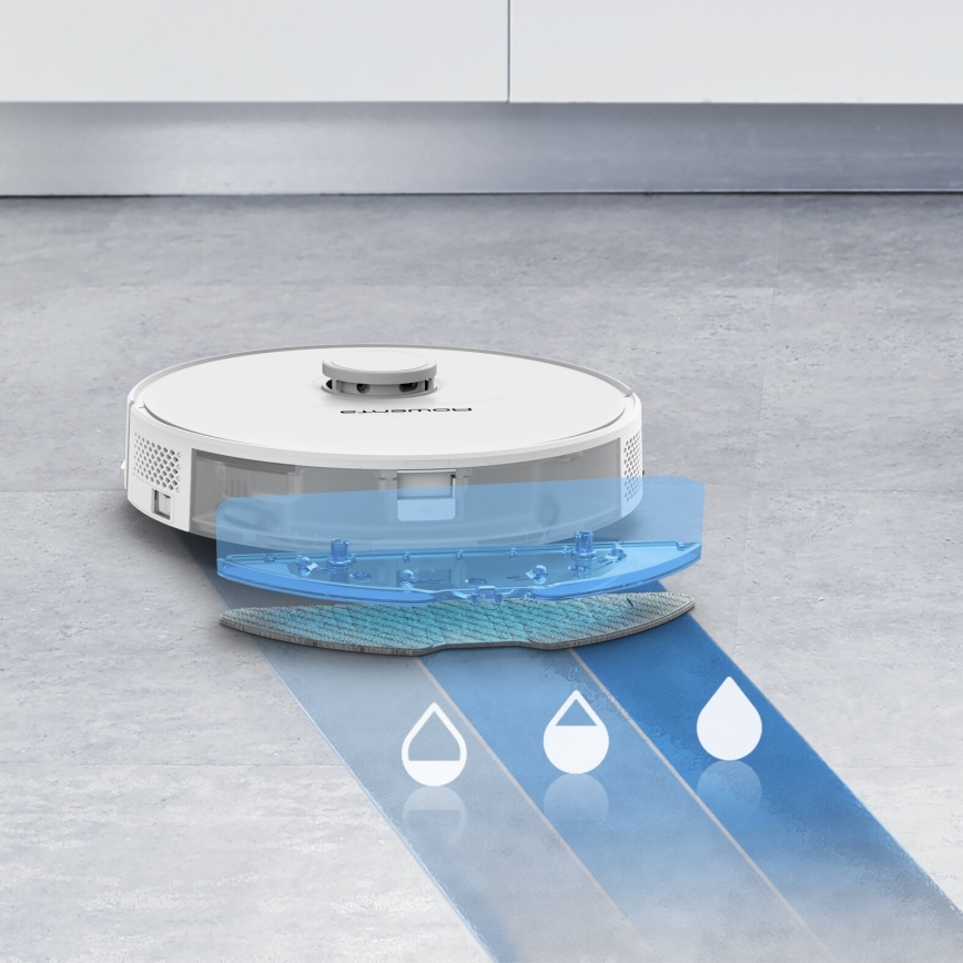 Rowenta - Pametni robotski usisivač s mopom X-PLORER S70+ Animal Wi-Fi bijela