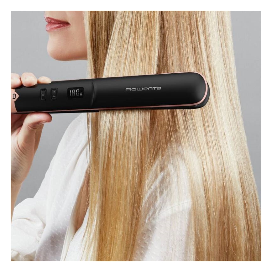Rowenta - Pegla za kosu s LCD zaslonom EXPRESS SHINE 39W/230V