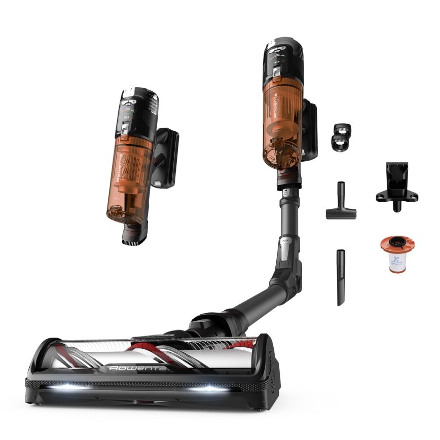 Rowenta - Štapni usisavač 2 u 1 X-FORCE FLEX 380W/25,2V crni 2000 mAh