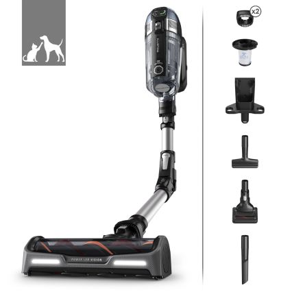 Rowenta - Štapni usisavač 3 u 1 X-FORCE ANIMAL AUTO 480 W/32,4 V crni 2000 mAh