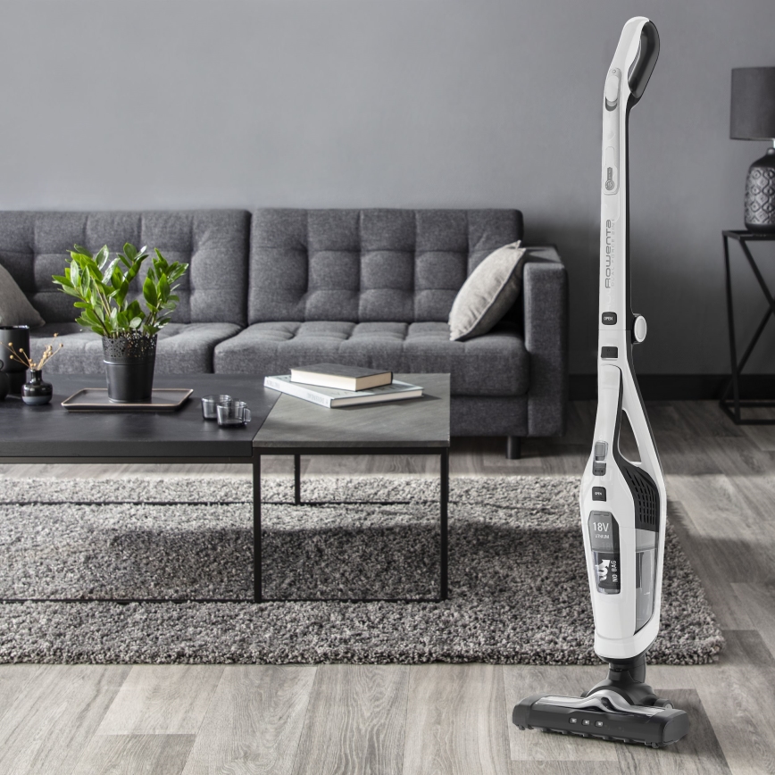 Rowenta - Štapni usisivač DUAL FORCE 2U1 100W/18V 2500 mAh bijela