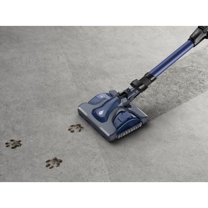 Rowenta - Štapni usisivač s mopom X-FORCE FLEX ANIMAL AQUA AUTO 3u1 480W/32,4V 2500 mAh plava