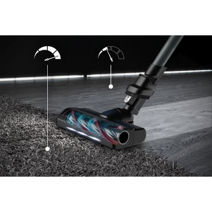 Rowenta - Štapni usisivač s mopom X-FORCE FLEX ANIMAL AQUA AUTO 4u1 250W/25,2V 2500 mAh crna/plava