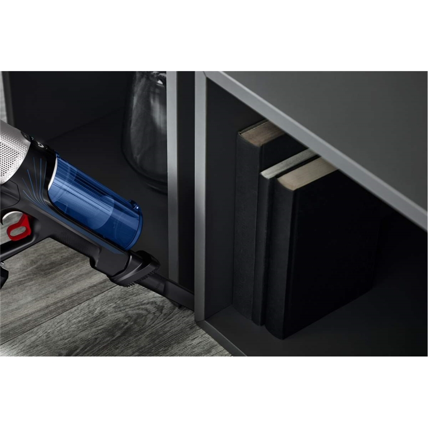 Rowenta - Štapni usisivač s mopom X-FORCE FLEX ANIMAL AQUA AUTO 4u1 250W/25,2V 2500 mAh crna/plava