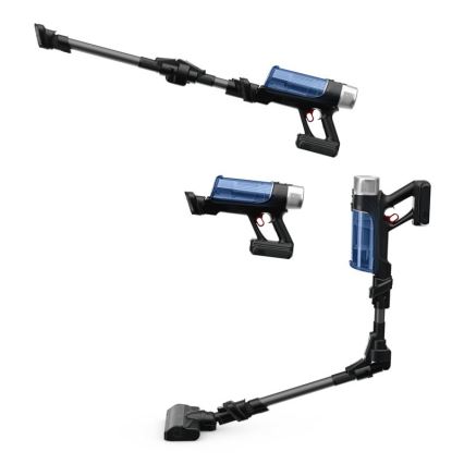 Rowenta - Štapni usisivač s mopom X-FORCE FLEX ANIMAL AQUA AUTO 4u1 250W/25,2V 2500 mAh crna/plava